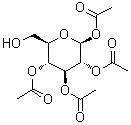 1,2,3,4-Tetra-O-acetyl-beta-D-glucose molecular structure (CAS 13100-46-4)