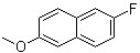 structure of CAS# 13101-89-8, 2-Fluoro-6-methoxynaphthalene