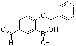 structure of CAS# 1310384-22-5, 2-Benzyloxy-5-formylphenylboronic acid;B-[5-Formyl-2-(phenylmethoxy)phenyl]boronic acid