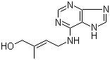 structure of CAS# 13114-27-7, Zeatin;6-(4-Hydroxy-3-methylbut-2-enylamino)purine