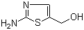 structure of CAS# 131184-73-1, 2-Amino-5-thiazolemethanol;(2-Amino-1,3-thiazol-5-yl)methanol; 2-Amino-5-(hydroxymethyl)thiazole; 5-(Hydroxymethyl)thiazol-2-ylamine
