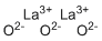 structure of CAS# 1312-81-8, Lanthanum oxide ;Lanthanum(III) oxide