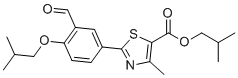 structure of CAS# 1312815-36-3, Febuxostat Impurity 62;Isobutyl 2-(3-formyl-4-isobutoxyphenyl)-4-methylthiazole-5-carboxylate