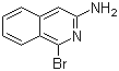 1-Bromoisoquinolin-3-amine molecular structure (CAS 13130-79-5)