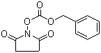 structure of CAS# 13139-17-8, N-(Benzyloxycarbonyloxy)succinimide;Benzyl succinimido carbonate; Z-ONSu; Z-OSu; Cbz-Cl; N-Benzyloxycarbonyloxy succinimide