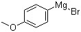 structure of CAS# 13139-86-1, 4-Methoxyphenylmagnesium bromide;p-Anisylmagnesium bromide