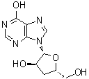 structure of CAS# 13146-72-0, 3'-Deoxyinosine