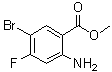 结构式 CAS# 1314987-34-2, 2-氨基-5-溴-4-氟苯甲酸甲酯