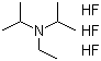 structure of CAS# 131600-43-6, Diisopropylethylamine trihydrofluoride;N,N-Diisopropylethylamine trihydrofluoride