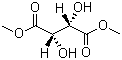 结构式 CAS# 13171-64-7, D-(-)-酒石酸二甲酯