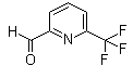 structure of CAS# 131747-65-4, 6-(Trifluoromethyl)-2-pyridinecarboxaldehyde;2-(Trifluoromethyl)-6-pyridinecarboxaldehyde; 6-(Trifluoromethyl)picolinaldehyde; 6-Trifluoromethylpyridine-2-carboxaldehyde