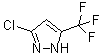 3-Chloro-5-trifluoromethyl-1H-pyrazole molecular structure (CAS 131797-35-8)