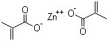 Zinc methacrylate molecular structure (CAS 13189-00-9)