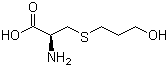 structure of CAS# 13189-98-5, Fudosteine;(R)-2-Amino-3-(3-hydroxypropylthio)propionic acid