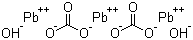 structure of CAS# 1319-46-6, Lead(II) carbonate basic;Trilead bis(carbonate) dihydroxide