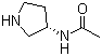 structure of CAS# 131900-62-4, (3R)-(+)-3-Acetamidopyrrolidine;(R)-N-Pyrrolidin-3-ylacetamide