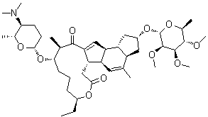 结构式 CAS# 131929-63-0, 多杀菌素 D