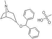结构式 CAS# 132-17-2, 甲磺酸苯扎托品