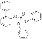 2-联苯基二苯基磷酸酯分子结构 (CAS 132-29-6)