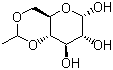 结构式 CAS# 13224-99-2, 4,6-亚乙基-alpha-D-葡萄糖