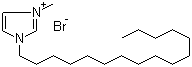 structure of CAS# 132361-22-9, 1-Hexadecyl-3-methylimidazolium bromide;1-Methyl-3-hexadecylimidazolium bromide