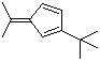 structure of CAS# 132380-73-5, 3-tert-Butyl-6,6-dimethylfulvene;2-(tert-Bytyl)-5-(1-methylethylidene)-1,3-cyclopentadiene