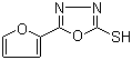5-(2-Furyl)-1,3,4-oxadiazole-2-thiol molecular structure (CAS 13239-11-7)