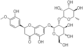 结构式 CAS# 13241-33-3, 新橙皮苷