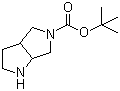 结构式 CAS# 132414-81-4, 六氢吡咯并[3,4-b]吡咯-5-羧酸叔丁酯