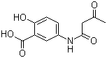 3'-Carboxy-4'-hydroxyacetoacetanilide molecular structure (CAS 13243-99-7)
