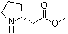 结构式 CAS# 132482-05-4, (R)-2-(2-吡咯烷基)乙酸甲酯