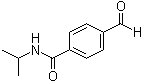 structure of CAS# 13255-50-0, N-Isopropyl-4-formylbenzamide;4-Formyl-N-isopropylbenzamide; N-Isopropyl-p-formylbenzamide; N-Isopropylterephthalaldehydamide