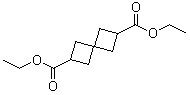 structure of CAS# 132616-34-3, Spiro[3.3]heptane-2,6-dicarboxylic acid diethyl ester;Spiro[3.3]heptane-2,6-dicarboxylic acid 2,6-diethyl ester
