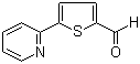 结构式 CAS# 132706-12-8, 5-(吡啶-2-基)噻吩-2-甲醛