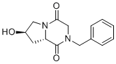 structure of CAS# 132714-97-7, (7R,8aS)-2-benzyl-7-hydroxyhexahydropyrrolo[1,2-a]pyrazine-1,4-dione