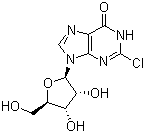 结构式 CAS# 13276-43-2, 2-氯肌苷