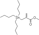 2-[(Tributylstannyl)methyl]-2-propenoic acid methyl ester molecular structure (CAS 132841-83-9)