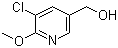 (5-Chloro-6-methoxypyridin-3-yl)methanol molecular structure (CAS 132865-53-3)