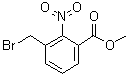 3-Bromomethyl-2-nitrobenzoic acid methyl ester molecular structure (CAS 132874-06-7)