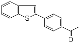 2-(4-Acetoxyphenyl)benzothiophene molecular structure (CAS 132932-62-8)