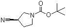 structure of CAS# 132945-76-7, (R)-1-Boc-3-cyanopyrrolidine