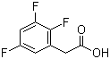 structure of CAS# 132992-28-0, 2,3,5-Trifluorophenylacetic acid