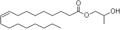 structure of CAS# 1330-80-9, 1,2-propanediol monooleate;Crill 25; Emcol PO 50; G 923; Hydroxypropyl oleate; Nissan Nonion PO 100; Nofable PO 991; Nonex 59; Nonion PO 100; PO 100; Propylene glycol monooleate; Propylene glycol oleate; Sunsoft 25O; Sunsoft 25OD; Sunsoft 25ODV; Sunsoft O 30