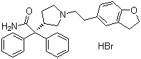 Darifenacin hydrobromide molecular structure (CAS 133099-07-7)