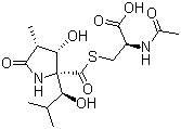 结构式 CAS# 133343-34-7, 乳胞素