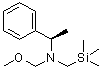 (alphaR)-N-(Methoxymethyl)-alpha-methyl-N-[(trimethylsilyl)methyl]benzenemethanamine molecular structure (CAS 133407-38-2)