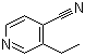 structure of CAS# 13341-18-9, 3-Ethyl-4-pyridinecarbonitrile;3-Ethylisonicotinonitrile
