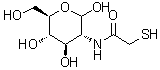 2-Deoxy-2-(2-mercaptoacetamido)glucopyranose molecular structure (CAS 1334320-73-8)