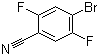 结构式 CAS# 133541-45-4, 4-溴-2,5-二氟苯甲腈