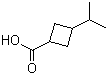 structure of CAS# 13363-91-2, 3-Isopropylcyclobutanecarboxylic acid